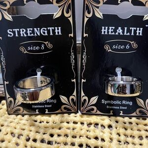 Unisex titanium ring